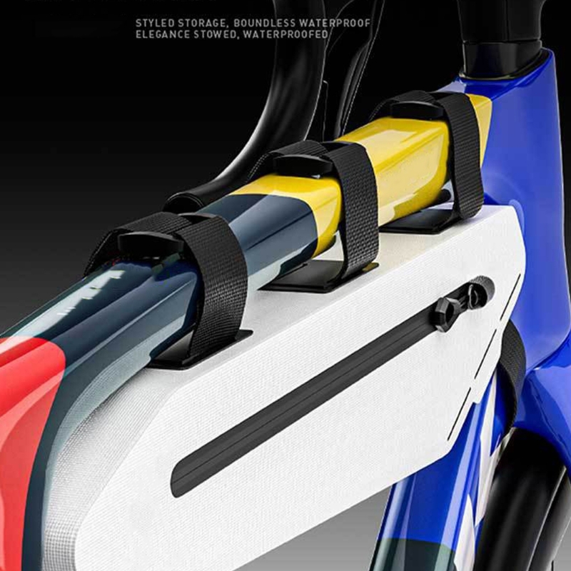 Cycling Commute Essentials - حقيبة تخزين إطار الدراجة بسعة 1.5