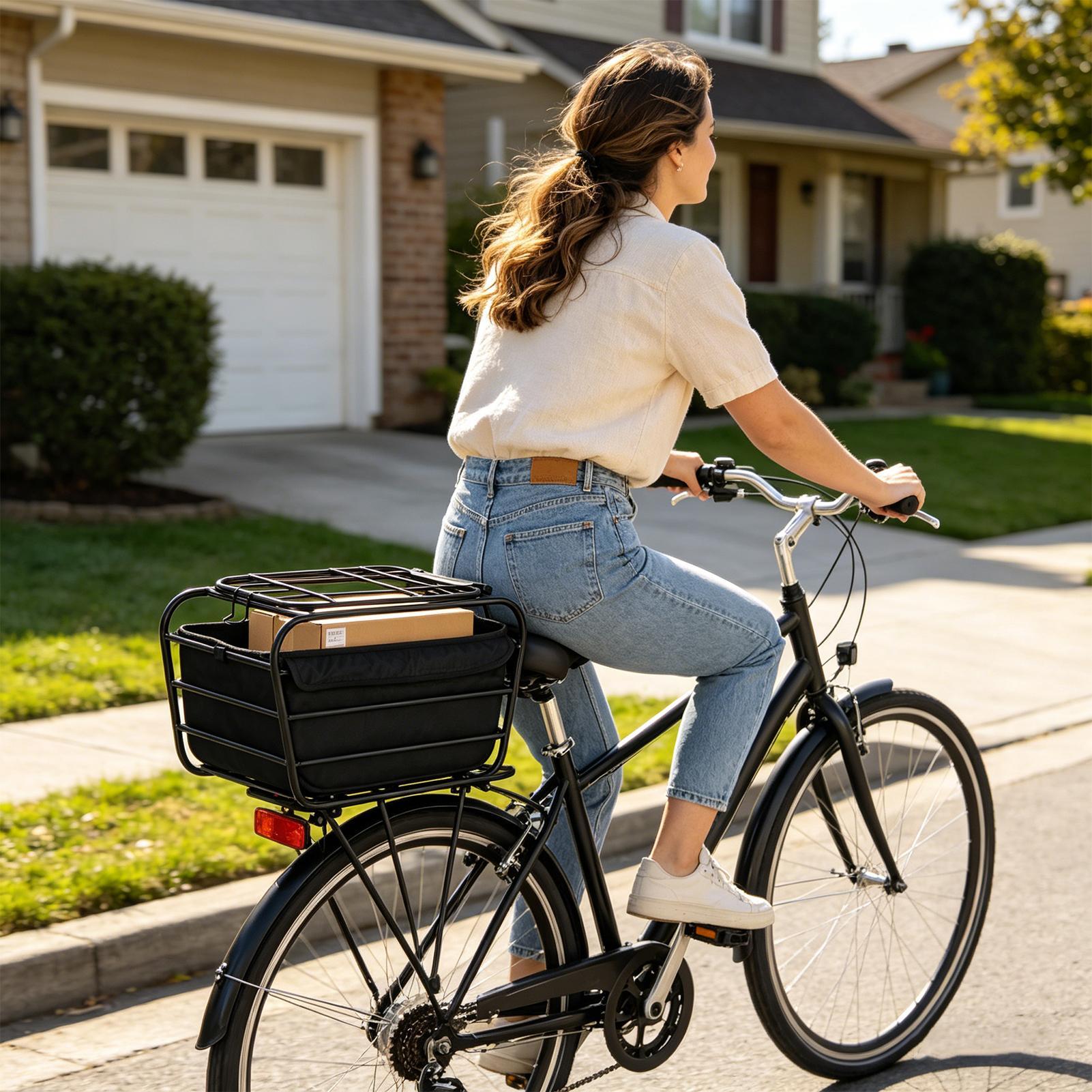 سلة دراجة كبيرة الحجم وعالية ا - مراجعة Cycling Commuter وسعره