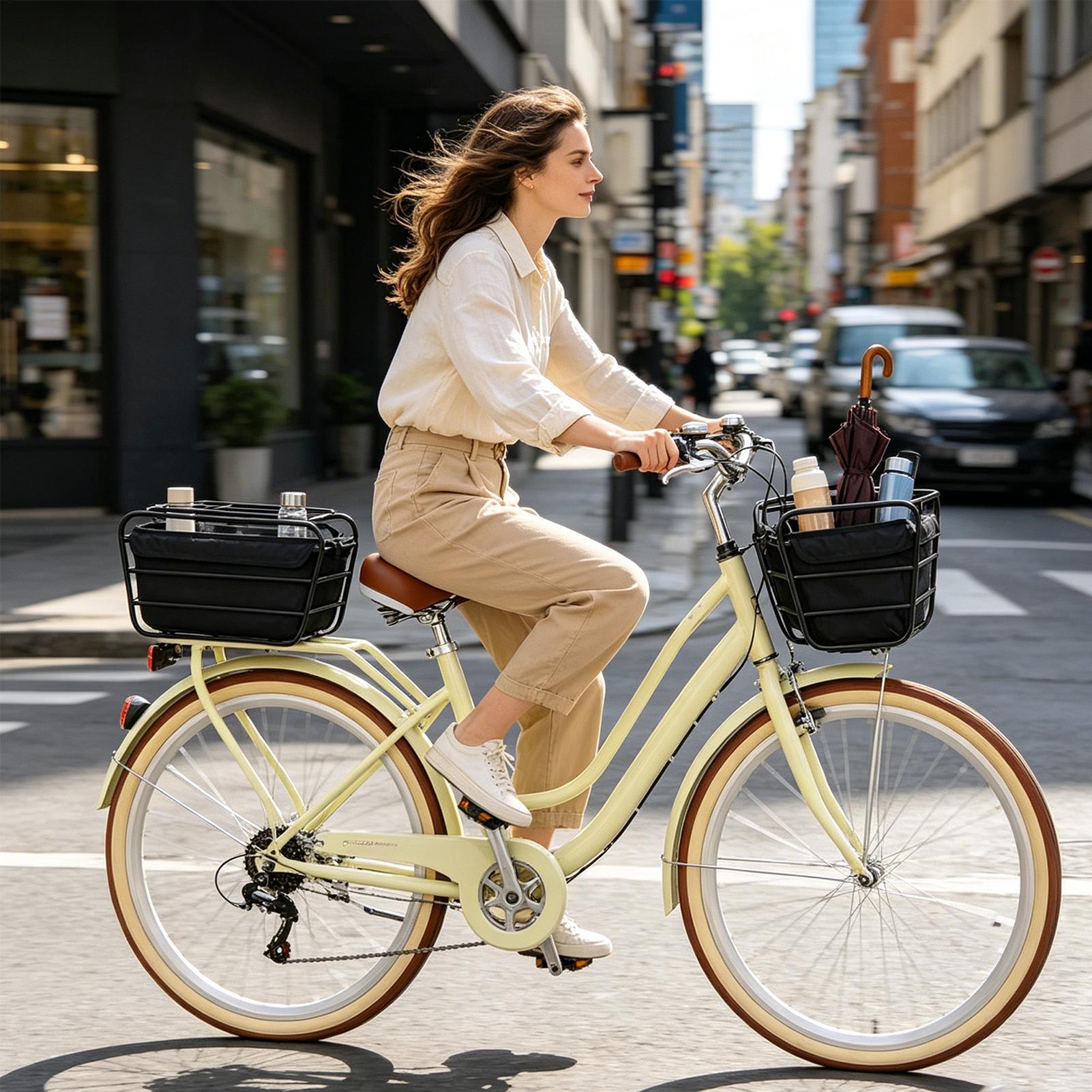 سلة دراجة كبيرة الحجم وعالية ا - مراجعة Cycling Commuter وسعره
