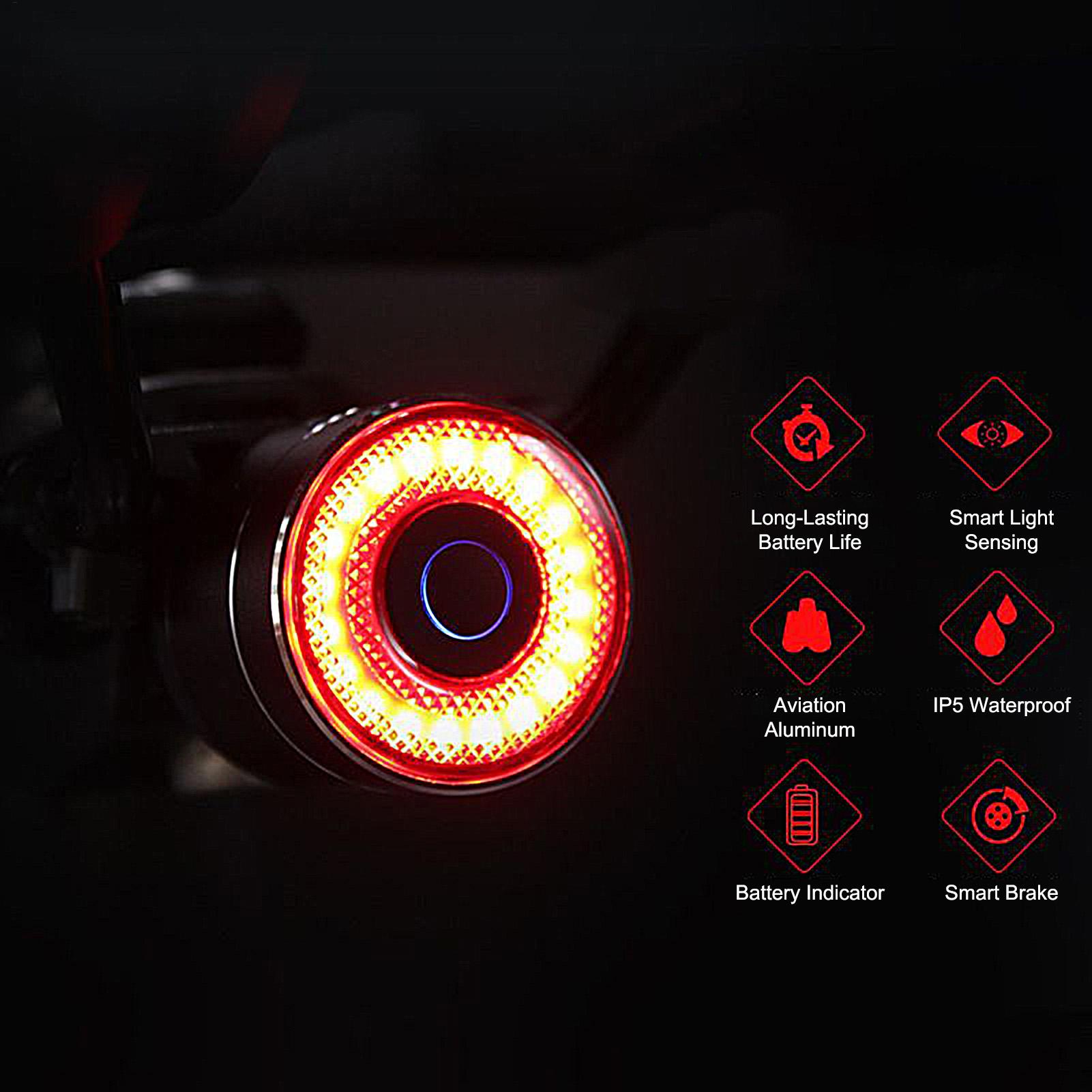 دراجة الفرامل ضوء الدراجة الذك - مراجعة Cycling Commuter وسعره
