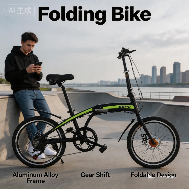 دراجة قابلة للطي خفيفة الوزن م - مراجعة Commuting With Bike وسعره