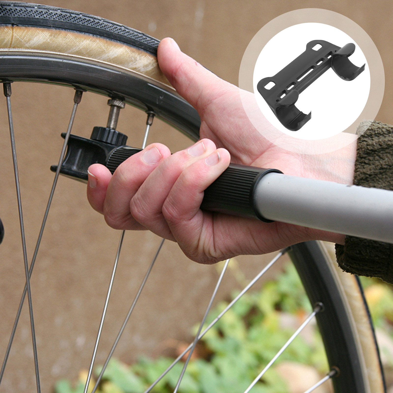 5 قطع من حوامل مضخة الدراجة ال - مراجعة Bike Pump Frame Mount وسعره