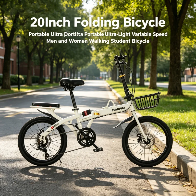 دراجة قابلة للطي خفيفة الوزن م - مراجعة Commuting With Bike وسعره